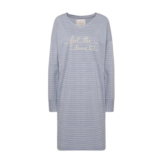Triumph koszula nocna damska Nightdresses NDK LSL 10 CO/MD, Kolor: szary melanż, Rozmiar: 36, 6 image