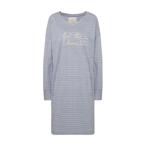 Triumph koszula nocna damska Nightdresses NDK LSL 10 CO/MD, Kolor: szary melanż, Rozmiar: 36, 6 image
