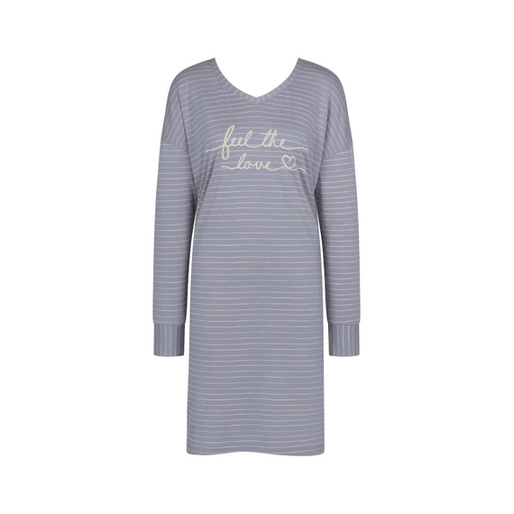 Triumph koszula nocna damska Nightdresses NDK LSL 10 CO/MD, Kolor: szary melanż, Rozmiar: 36, 5 image