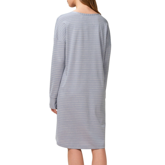 Triumph koszula nocna damska Nightdresses NDK LSL 10 CO/MD, Kolor: szary melanż, Rozmiar: 36, 3 image