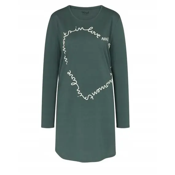 Triumph koszula nocna Nightdresses NDK 03 LSL, Kolor: zielony, Rozmiar: 38, 5 image