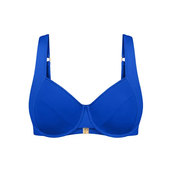 Miękki biustonosz kąpielowy na fiszbinie Triumph Summer Twist W 01, Kolor: kobaltowy, Rozmiar: 42G