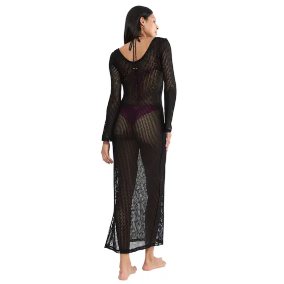 Triumph Beach MyWear Crochet Long Dress, Kolor: czarny, Rozmiar: 40, 3 image