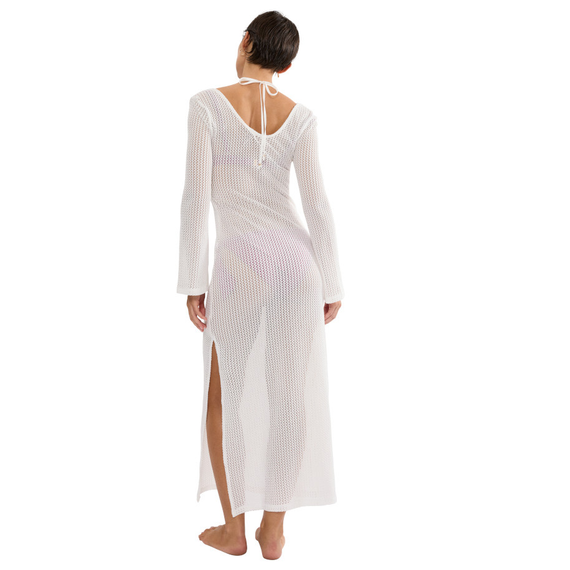 Długa koszula damska Triumph Beach MyWear Crochet Long Dress, Kolor: śmietankowy, Rozmiar: 36, 3 image