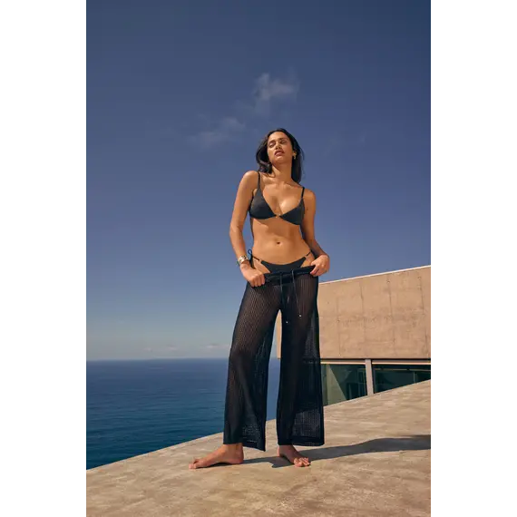 Triumph Beach MyWear Crochet Trousers, Kolor: czarny, Rozmiar: 42, 6 image