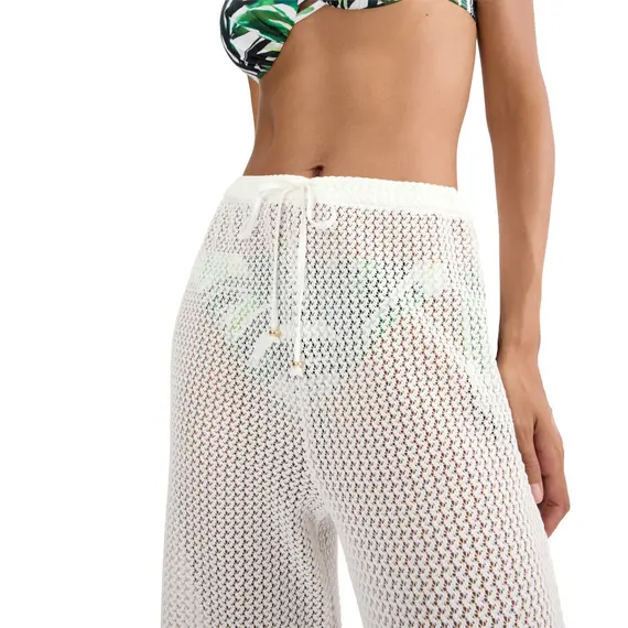 Spodnie damskie Triumph Beach MyWear Crochet Trousers, Kolor: śmietankowy, Rozmiar: 36, 4 image