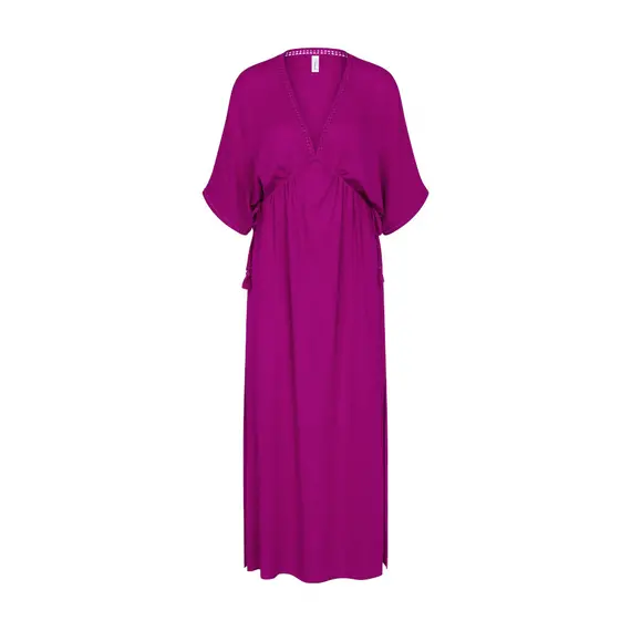 Triumph Beach MyWear Kaftan Maxi Dress, Kolor: malinowa czerwień, Rozmiar: 40