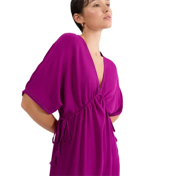 Triumph Beach MyWear Kaftan Maxi Dress, Kolor: malinowa czerwień, Rozmiar: 40, 4 image