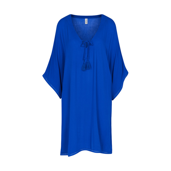Tunika damska Triumph Beach MyWear Kaftan, Kolor: kobaltowy, Rozmiar: 36