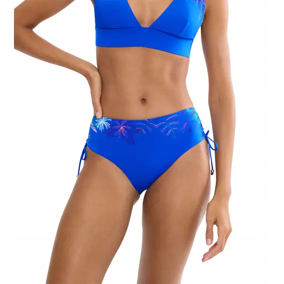 Majtki Kąpielowe Triumph Summer Tropics Midi, Kolor: niebieski, Rozmiar: 44