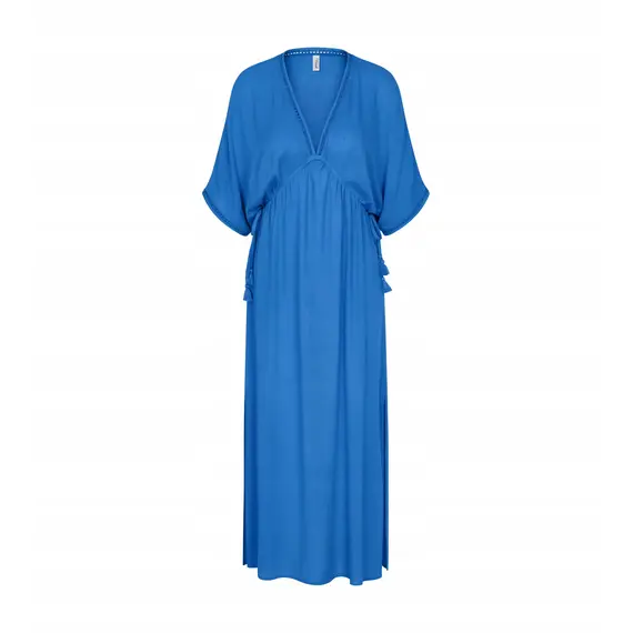 Tunika Sukienka Plażowa Triumph Beach MyWear Kaftan Maxi Dress, Kolor: niebieski, Rozmiar: 38, 5 image