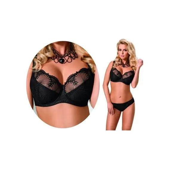 NESSA SELENA BIUSTONOSZ CZARNY SOFT MIĘKKI, Kolor: czarny, Rozmiar: 75E, 2 image