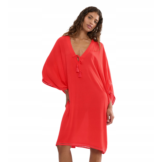 Tunika Plażowa Triumph Beach MyWear Kaftan, Kolor: pomarańczowy, Rozmiar: 40