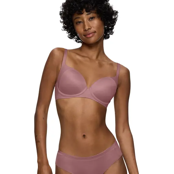 Usztywniany biustonosz na fiszbinach Triumph Body Make-Up Soft Touch WP EX, Kolor: ciemny różowy, Rozmiar: 70E