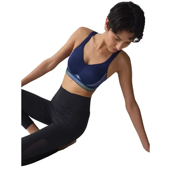 Triumph biustonosz sportowy usztywniony Triaction Cardio Flow P EX, Kolor: granatowy, Rozmiar: 85G, 4 image