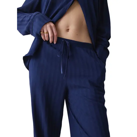 Piżama damska Triumph Amourette Jacquard PW granatowa, Kolor: granatowy, Rozmiar: 36, 3 image