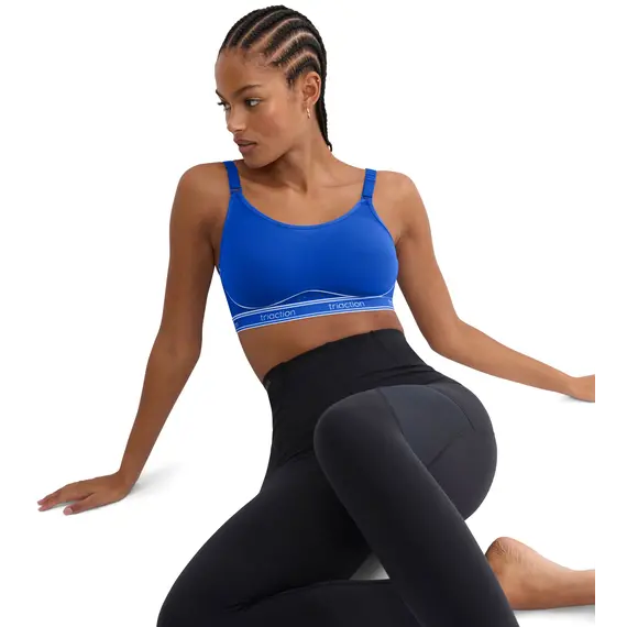 Biustonosz sportowy Triumph Triaction Cardio Breeze N – Racing Blue, Kolor: niebieski, Rozmiar: 75C, 4 image