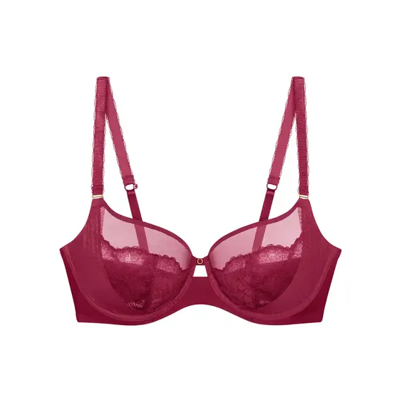 BIUSTONOSZ TRIUMPH LOVE IN LACE W – BORDO, Kolor: bordowy, Rozmiar: 75D, 5 image