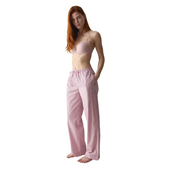Spodnie piżamowe damskie Triumph Mix & Match Trousers Poplin różowe, Kolor: różowy, Rozmiar: 36, 4 image