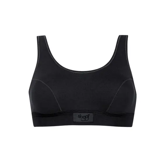 Biustonosz bez Fiszbin Sloggi Double Comfort H Top, Kolor: czarny, Rozmiar: 38, 2 image