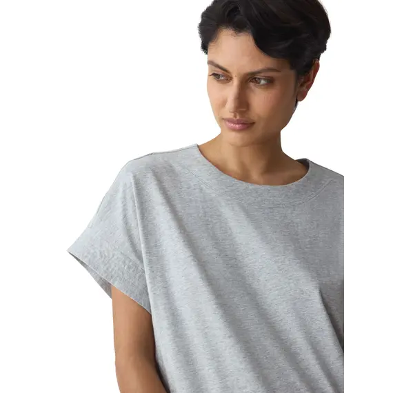 Koszula nocna z bawełny Triumph Nightdresses NDK SSL 08 – Szara, Kolor: szary melanż, Rozmiar: 38, 3 image