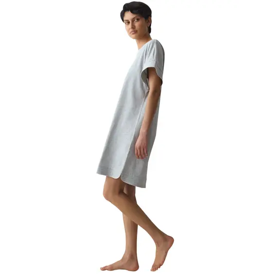 Koszula nocna z bawełny Triumph Nightdresses NDK SSL 08 – Szara, Kolor: szary melanż, Rozmiar: 38, 4 image