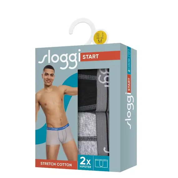 Sloggi men Start Hipster C2P, Kolor: czarny/szary, Rozmiar: XL, 6 image