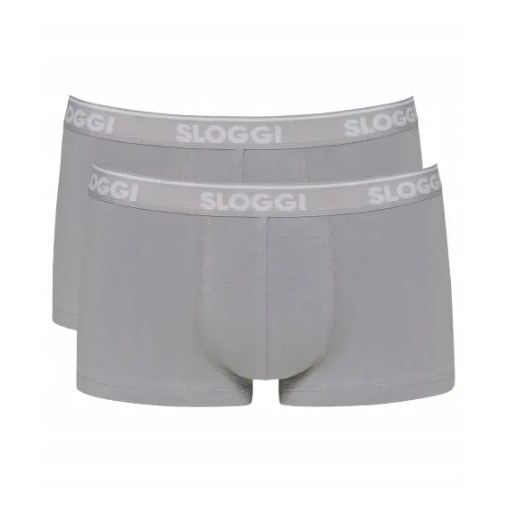 2 x Majtki Sloggi Men GO ABC Hipster 2P, Kolor: szary, Rozmiar: XXL