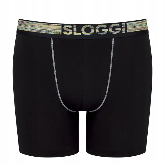 2 x Majtki Sloggi Men GO ABC Natural Short 2P, Kolor: czarny, Rozmiar: L, 5 image