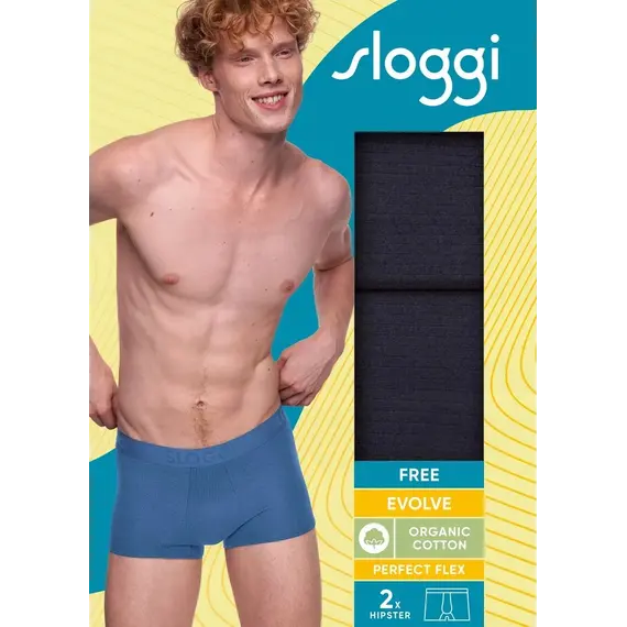 2 x Majtki Sloggi Men Free Evolve Hipster, Kolor: czarny, Rozmiar: XL, 2 image