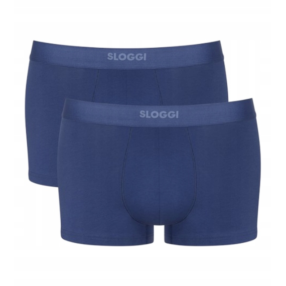 2 x Majtki Sloggi Men Ever Ease Hipster 2P, Kolor: granatowy, Rozmiar: L
