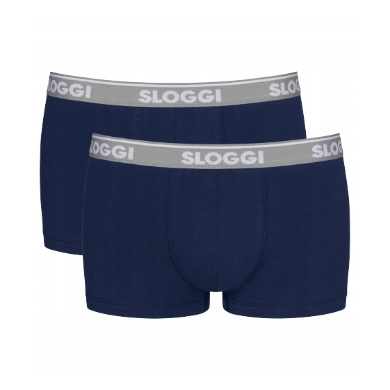 2 x Majtki Sloggi Men GO ABC Hipster 2P, Kolor: granatowy, Rozmiar: S