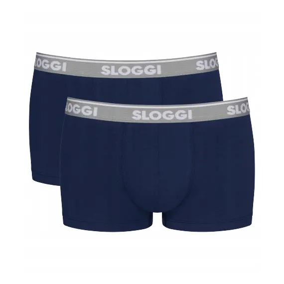 2 x Majtki Sloggi Men GO ABC Hipster 2P, Kolor: granatowy, Rozmiar: S