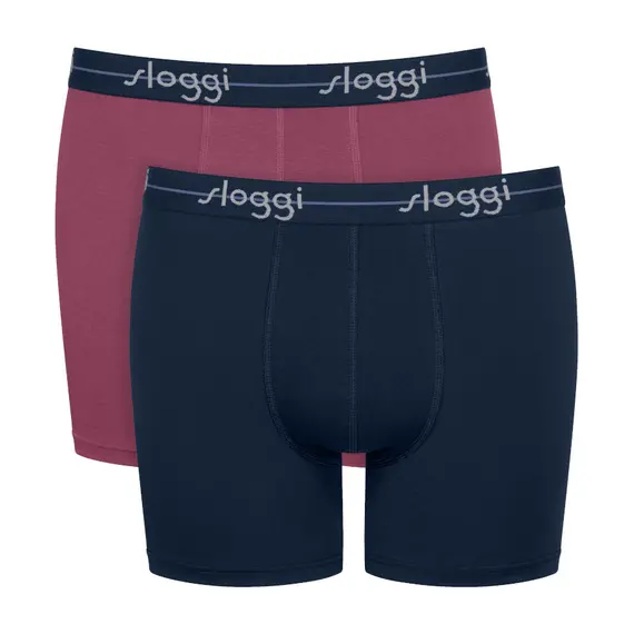 2 x Bokserki męskie sloggi men Start Short C2P box, Kolor: wielokolorowy M021, Rozmiar: L