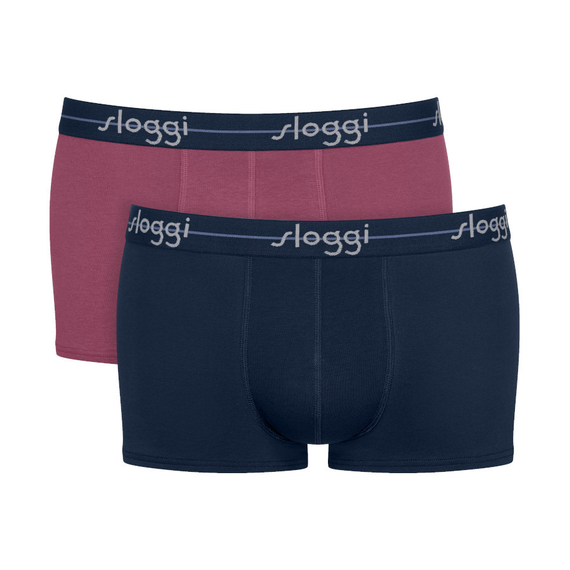 2 x Majtki męskie sloggi men Start Hipster C2P box, Kolor: wielokolorowy M021, Rozmiar: M