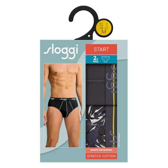 Sloggi men Start Midi C2P, Kolor: wielokolorowy M032, Rozmiar: XL, 8 image