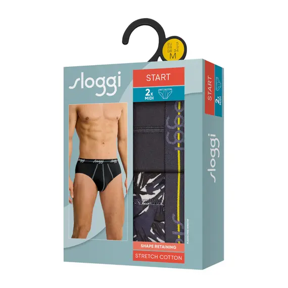 Sloggi men Start Midi C2P, Kolor: wielokolorowy M032, Rozmiar: XL, 9 image