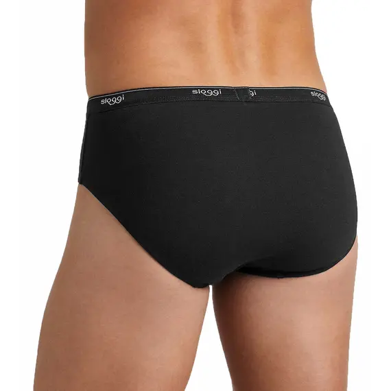 Klasyczne slipy z bawełny Sloggi Men Basic Midi czarny, Kolor: czarny, Rozmiar: XXL, 2 image