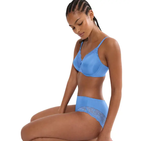Majtki damskie Triumph Ladyform Soft T Maxi, Kolor: niebieski, Rozmiar: 38, 5 image