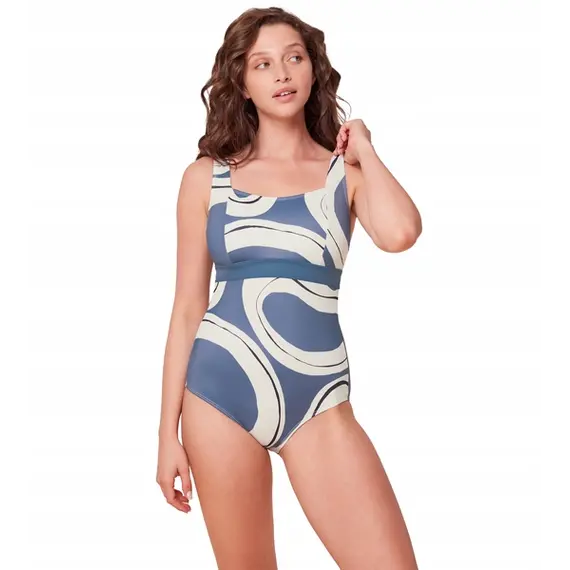 Triumph strój kąpielowy jednoczęściowy Summer Allure, Kolor: niebieski, Rozmiar: 44D
