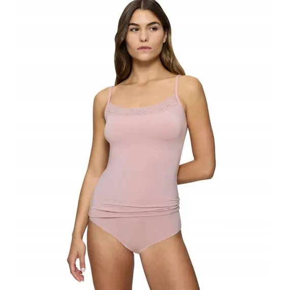 Triumph koszulka damska Feel of Modal Spaghetti Top, Kolor: różowy, Rozmiar: S
