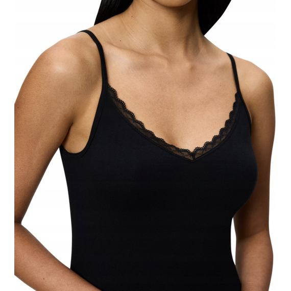 Koszulka Triumph Feel of Cotton Spaghetti Top, Kolor: czarny, Rozmiar: 40, 4 image