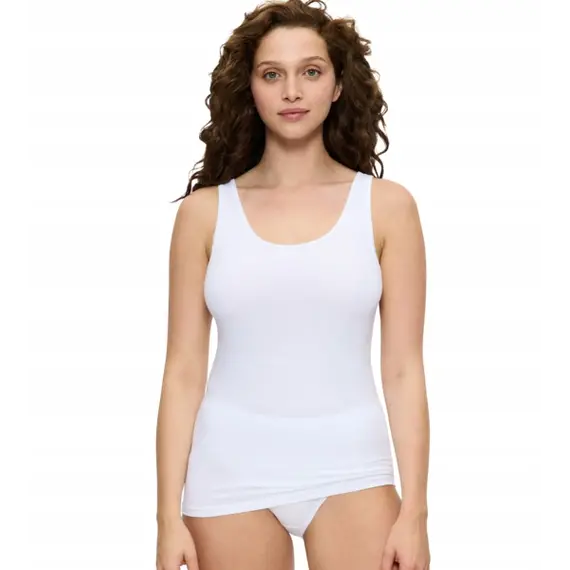 Triumph Sense of Cotton Tank Top, Kolor: biały, Rozmiar: 40