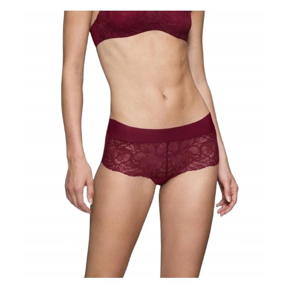 Triumph Body Make-up Illusion Lace Shorty, Kolor: czerwony, Rozmiar: 44, 2 image