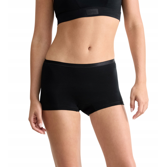 3 x Majtki Damskie Sloggi GO Daily Cotton Short 3P Bawełna, Kolor: czarny, Rozmiar: XL, 3 image