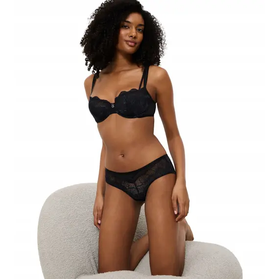 Triumph majtki damskie Palina Moonlight Kiss Hipster, Kolor: czarny, Rozmiar: 36, 4 image