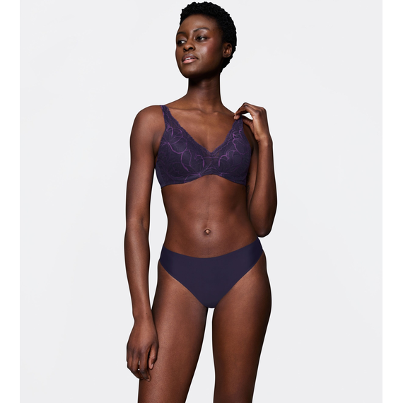 Triumph majtki damskie Body Make-up Illusion Lace Highleg Tai, Kolor: fioletowy, Rozmiar: 38, 4 image