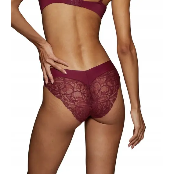 Triumph majtki damskie Body Make-up Illusion Highleg Tai, Kolor: czerwony, Rozmiar: 36