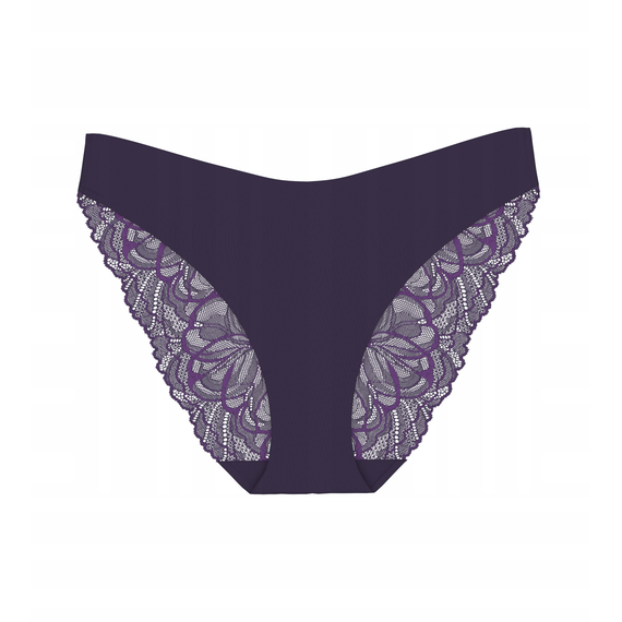 Triumph majtki damskie Body Make-up Illusion Lace Highleg Tai, Kolor: fioletowy, Rozmiar: 38, 5 image