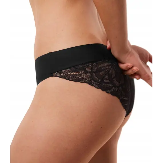 Triumph Body Make-up Illusion Lace Highleg Tai, Kolor: black, Rozmiar: 38, 2 image